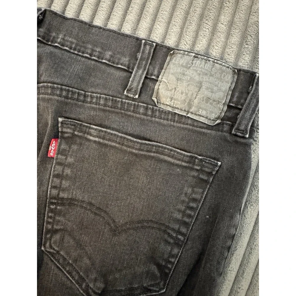 Levis 541 Mens Black Jeans 38x32